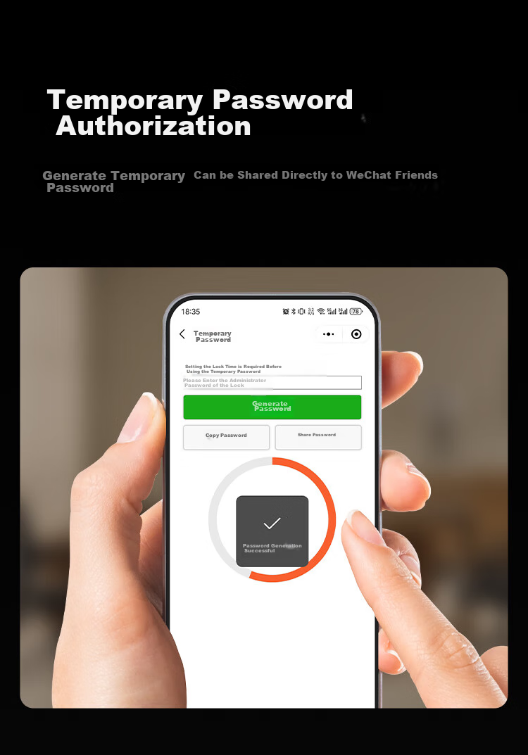 Deli Glass Door Lock, Smart Door Lock with Password, Office Fingerprint Lock, Intelligent Lock, Access Control Lock, Attendance Lock, Mini-Program Management AL100 (Frameless Glass Doors) 9