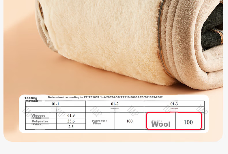 Ordifen 100% Wool Pants, Thermal Underwear for Men, Fleece-Lined Thickened Middle-Aged And Elderly Mink Fleece Knee Protection, Northeast Cotton Pants for Men, Suitable for Outdoor Wear As A Gift for Parents 11