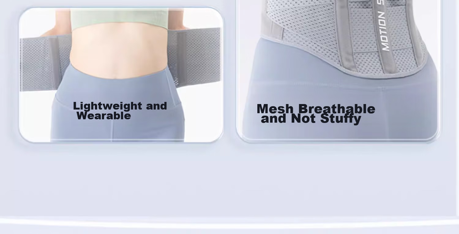 Li-Ning Waist Support Belt for Summer, Lightweight Breathable Back Brace for Middle-Aged And Elderly, Lumbar Disc Support, Lumbar Muscle Support, Fixed Waist Protector, Gift for Parents 6