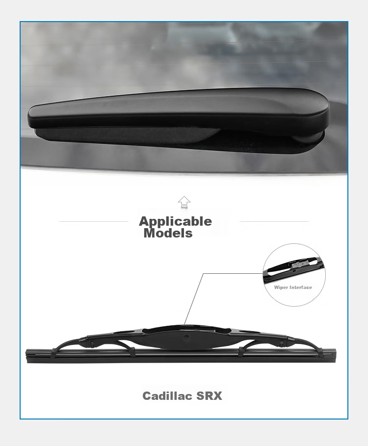 Aolin Rear Wiper Blade Compatible with Geely Xingyue L [Verify Q5 Interface], A-Grade Rubber Strip 3