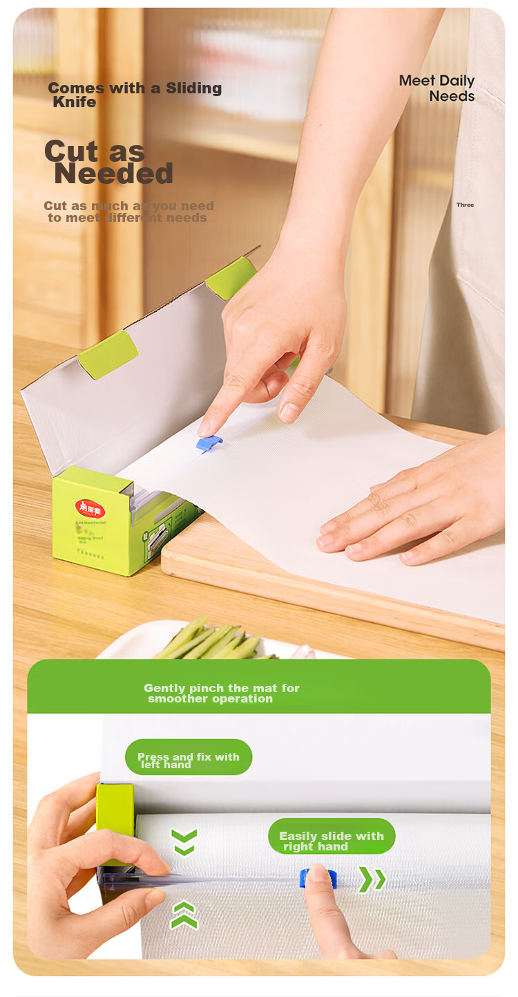 MARYYA Disposable Cutting Board Mat, Antibacterial PE Plastic, Knife-Shaped Chopping Board Mat, Baby Food Board, Picnic And Camping Mat 10