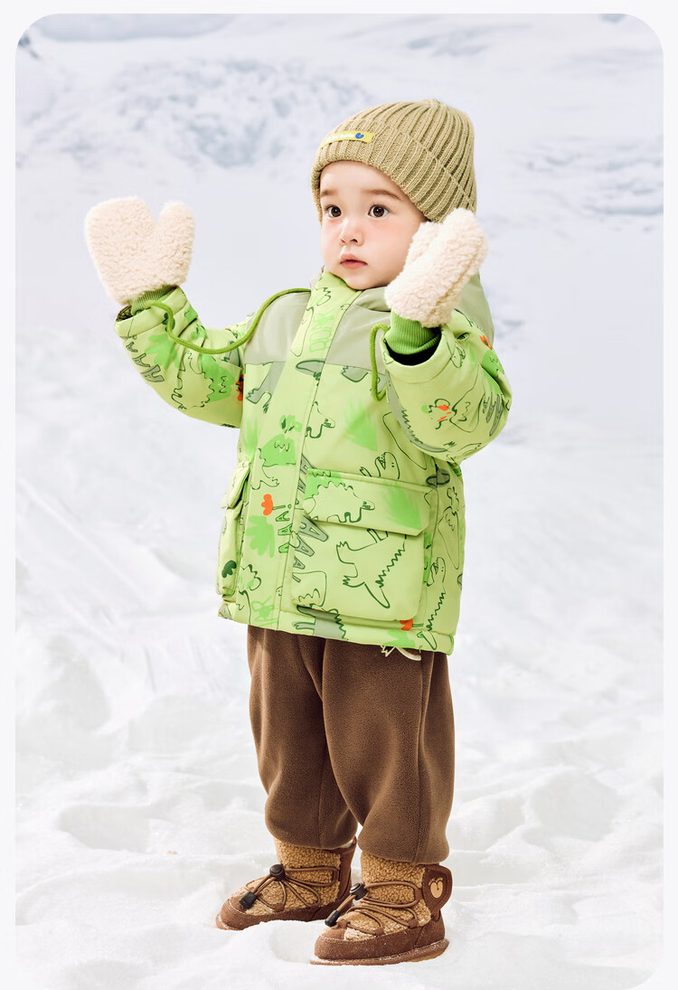 Minibala Children's Winter Warm down Jacket, Thick Baby down Coat [Triple Protection, Breathable] 23