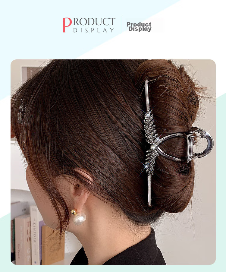CHIMERA Elegant Back-Of Hair Claw Clip, Korean Style Large Hair Claw, Hair Accessory, Women's Hair Ornament, Mid-Autumn Festival Gift 5