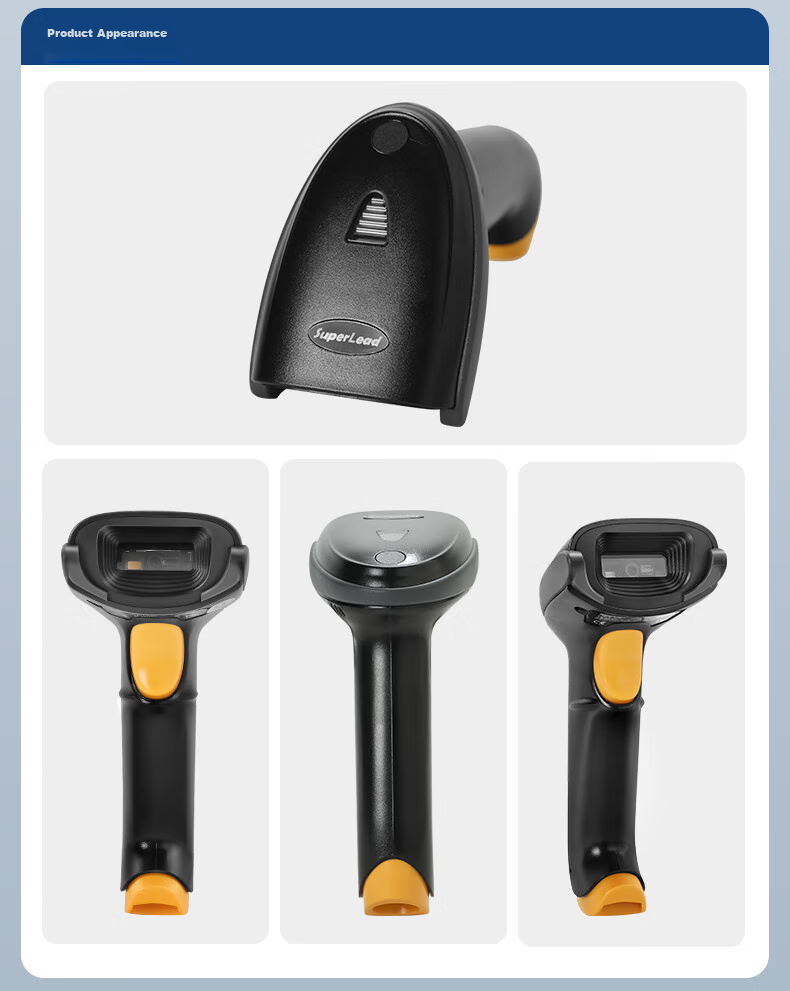 SUPERLEAD Supurui 2620BT Bluetooth Wireless Barcode Scanner, Barcode Reader, Scanning Gun, Barcode Scanner, One-Dimensional And Two-Dimensional Code (Without Base, Base Can Be Purchased Separately) 13