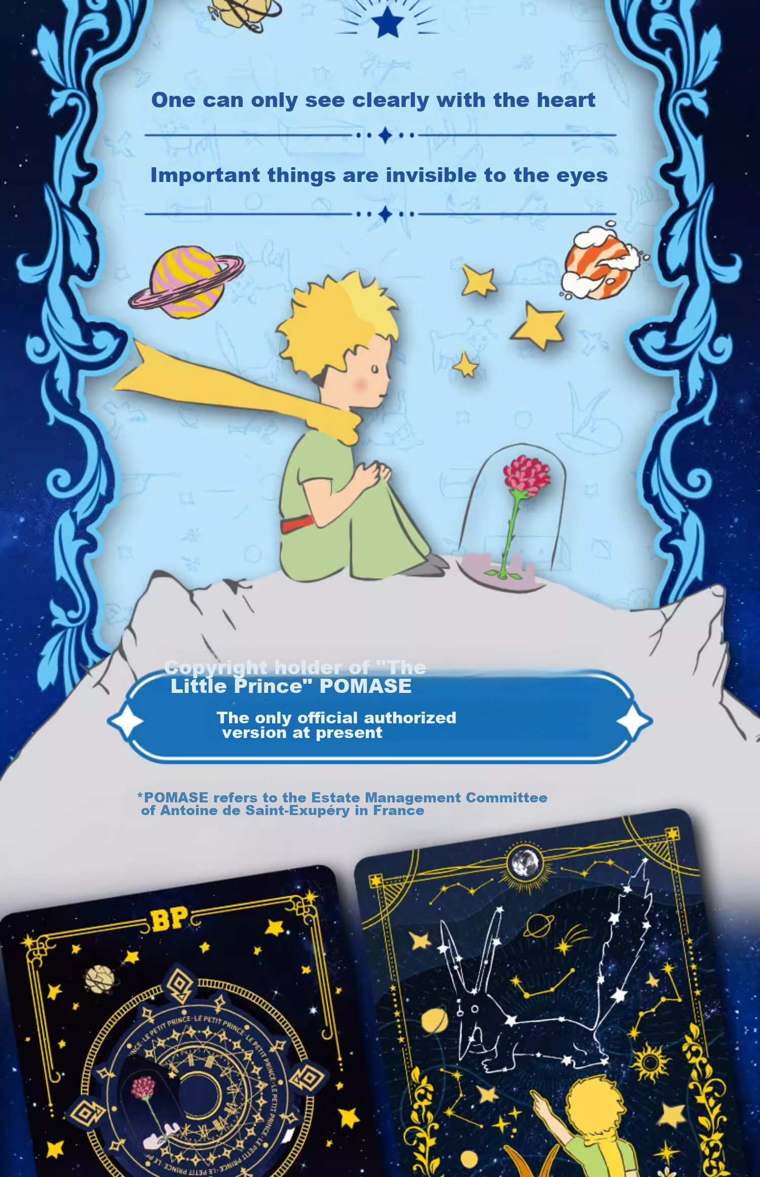 Card.Fun Official Little Prince Starry Journey Series Blind Box Cards Gift Display Collection Cards Anime Cards Official Merchandise Gushi Single Pack (4 Cards/pack) 2