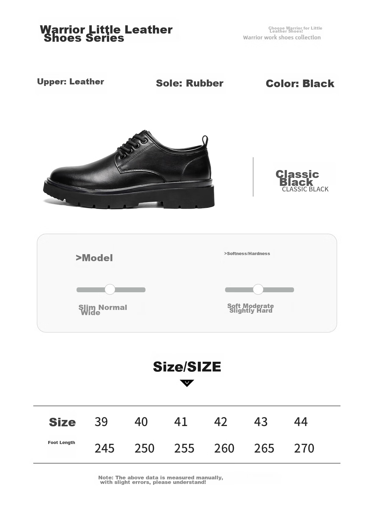 Huili Leather Shoes for Men, Business British Style Derby Shoes, Formal Black Casual Shoes, Lace-Up Soft-Soled Groom Versatile Men's Shoes 5