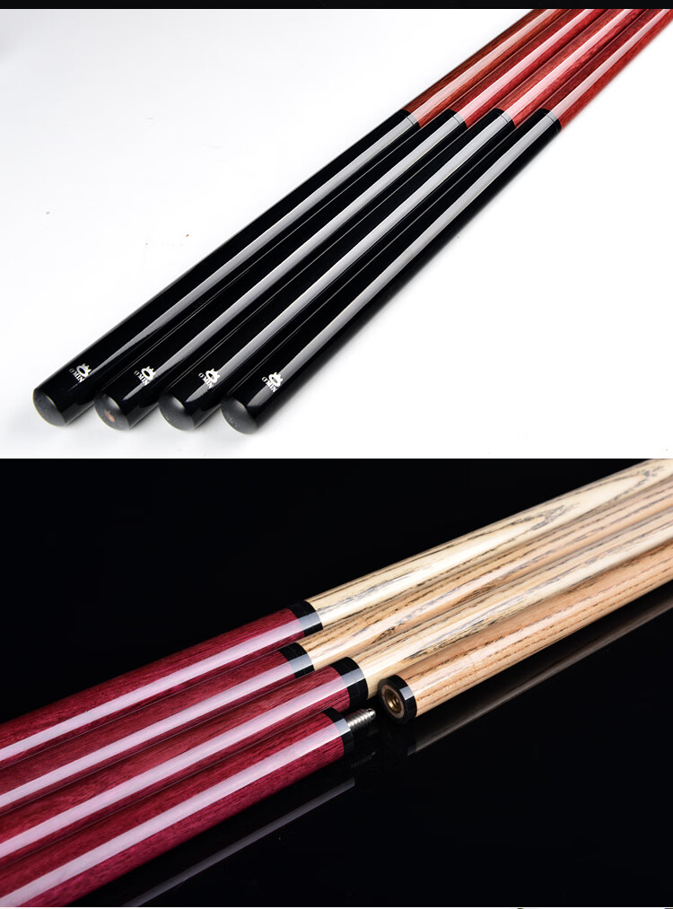Aomei Little Cannon 2.0 Break Cue Jump Cue Smash Cue Billiard Cue Black 8-Ball Short Break Jump Integrated Pink 7