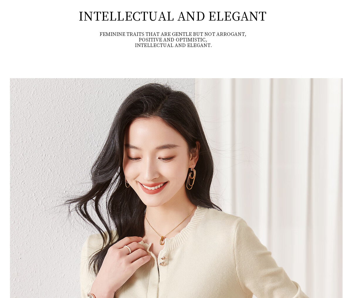 Chushen Autumn And Spring Women's Knit Sweater, Fashionable Simple Round Neck, Exquisite Button Knit Cardigan Sweater Coat S13KZ1682 14