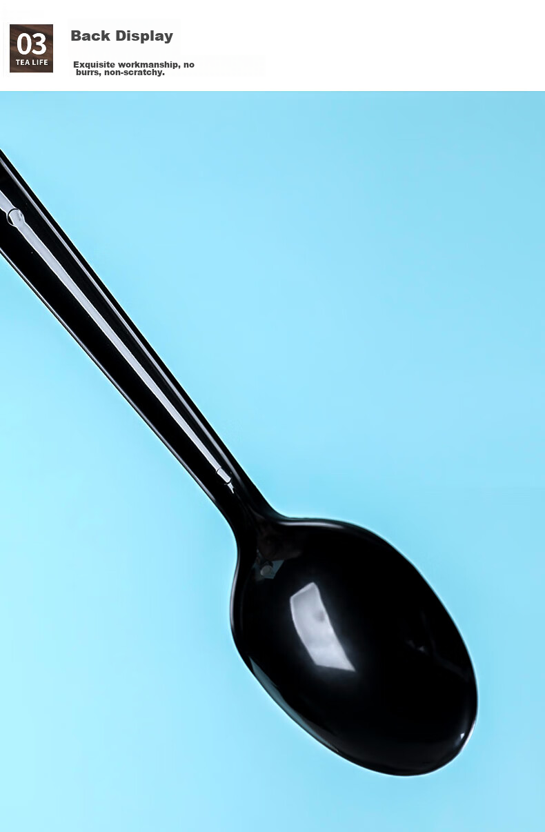 Fangcaodi Disposable Spoons, Biodegradable Long-Handled Soup Spoons, Rice Spoons, Dessert And Ice Cream Spoons, Individually Wrapped, 50 Pieces 17