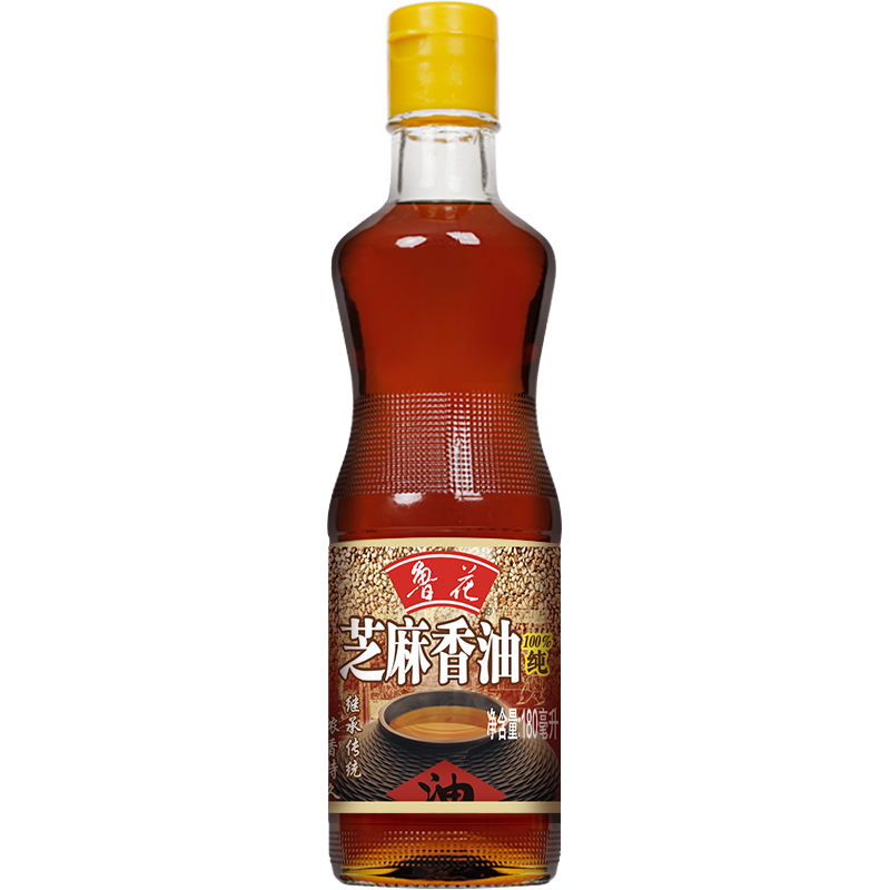 鲁花 食用油 调味品 芝麻香油 180ml 芝麻油