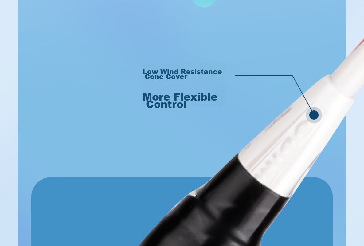 Yodiman Light Blue 7707 Badminton Racket, Full Carbon Ultra-Light 6U Training Single Racket, 1 Piece (Pre-Strung 25 Lbs) 16