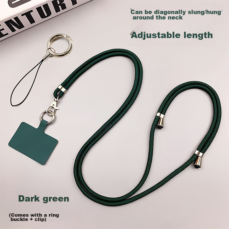 Shihan Adjustable Phone Strap, Crossbody Neck Strap, Retractable Phone Case Charm, Anti-Loss Car Key Camera Hiking Mounting Strap, Durable And Long-Lasting 1
