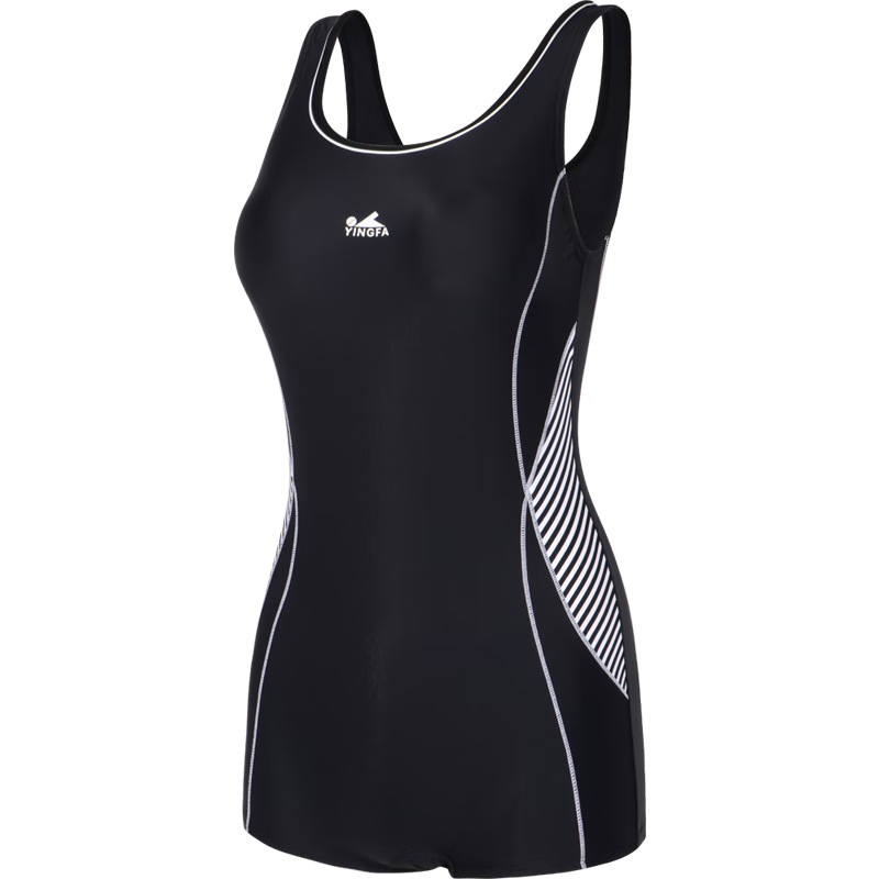 YINGFA Women's Swimsuit, Fashionable Dynamic Casual Hot Spring Resort Swimwear, One-Piece Athletic Boyshort Slimming Swimsuit