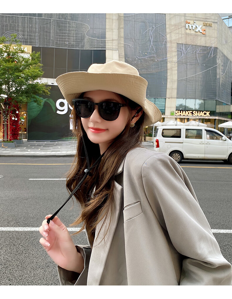 XUEXIMAN Forest Style Camping Sun Protection Hat Women Summer UV Protection Fisherman Hat Outdoor Mountaineering Workwear Versatile Sun Hat Men 5