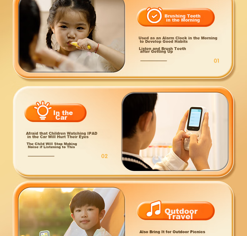 M&G Stationery, English Listening Treasure, Pocket Repeater Learning Machine for English Listening, Portable Vocabulary Player, Xuan Ling Ji Listening Device, 32GB Birthday Gift 26