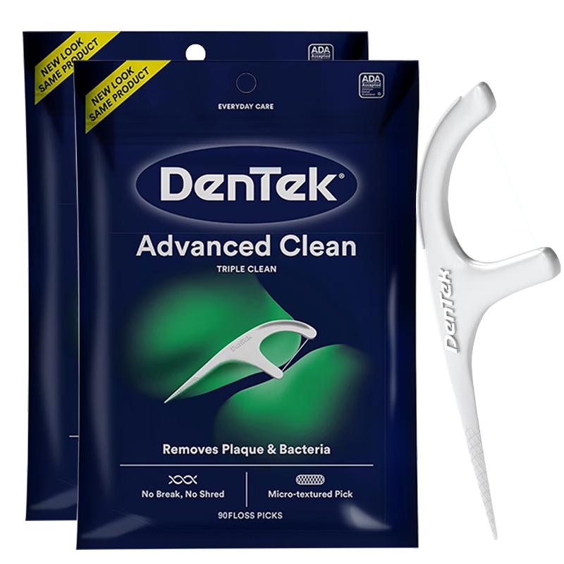 Detaike Dental Floss Picks, 150 Pieces*2, Fluoride-Containing Professional Teeth Cleaning, Round Thread Dental Floss Picks, Ultra-Thin Smooth Adult Toothpicks, Mint Flavor