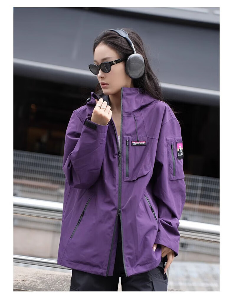 CAMEL [Wang Junkai's Choice] CAMEL King's Armor Three-In Jacket for Men And Women, Windproof And Waterproof Mountaineering Coat for Autumn And Winter 24