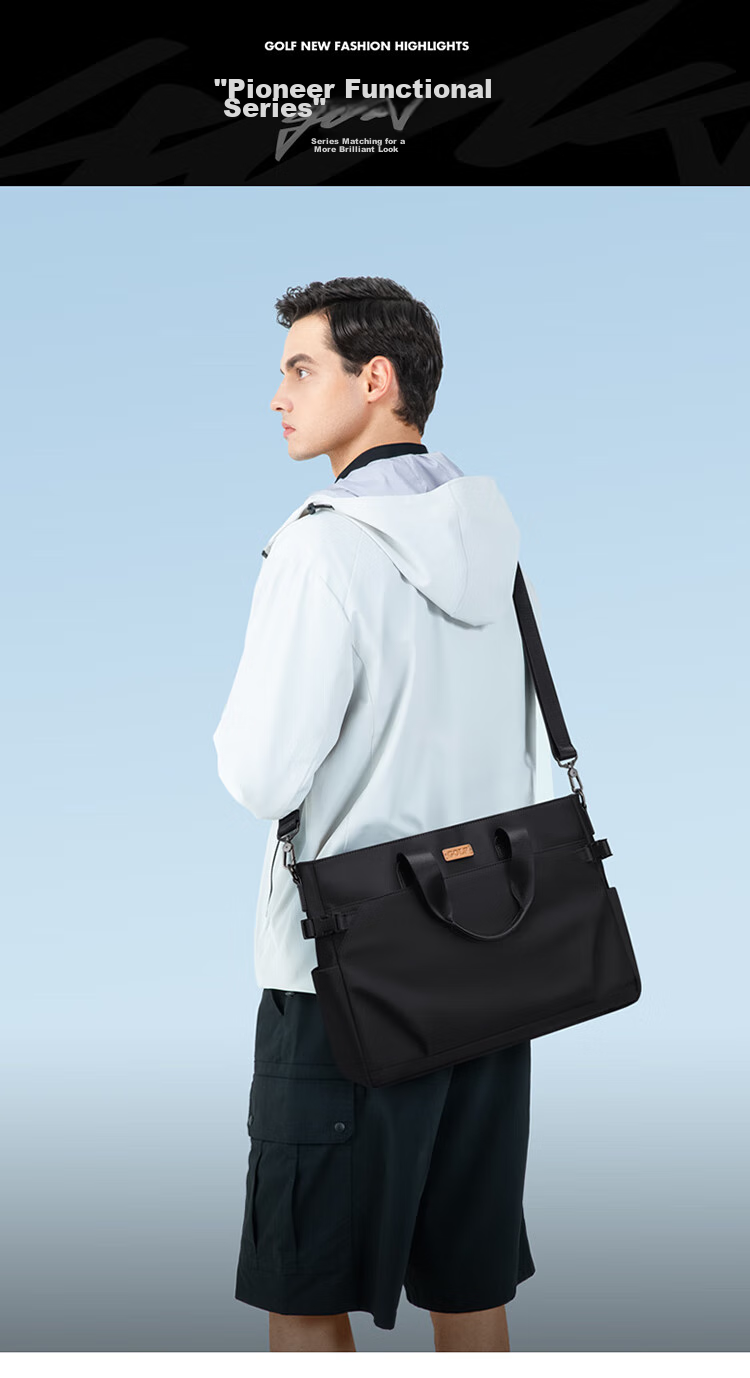 GOLF Business Briefcase for Men, 14/15.6-Inch Laptop Bag, Casual Document Bag, Shoulder Crossbody Bag 1