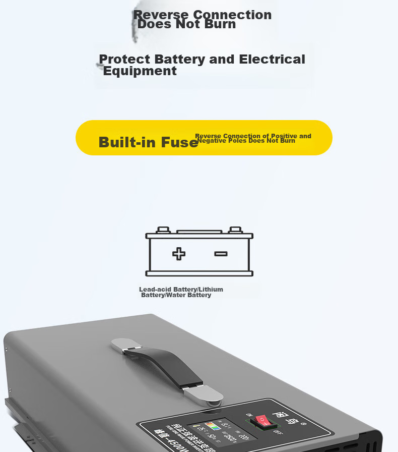 XIANNIAO Inverter High-Power 72V to 220V Pure Sine Wave 3500W Power Converter for Electric Bicycles And Street Vendors 18