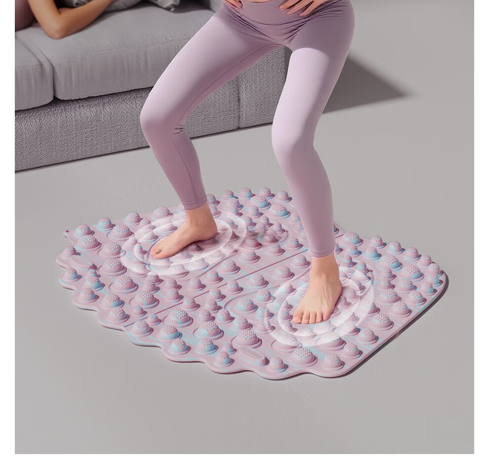 PROIRON Acupressure Foot Massage Mat Slow Jogging Pad Foot-Shaped Toe Pressure Board Camouflage Color 11