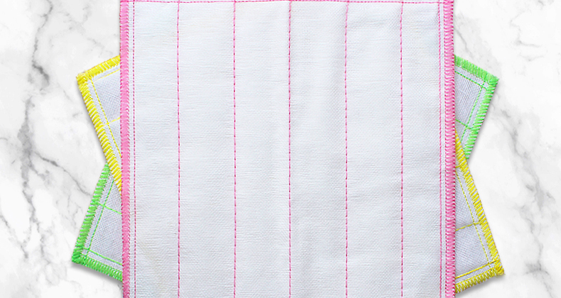 Baimao Cotton Soft Cleaning Cloth 30*30cm*3 Pieces, Plant Fiber Dishwashing Kitchen Cloth, Absorbent Oil And Water, Stain Removal, Soft Cotto 14