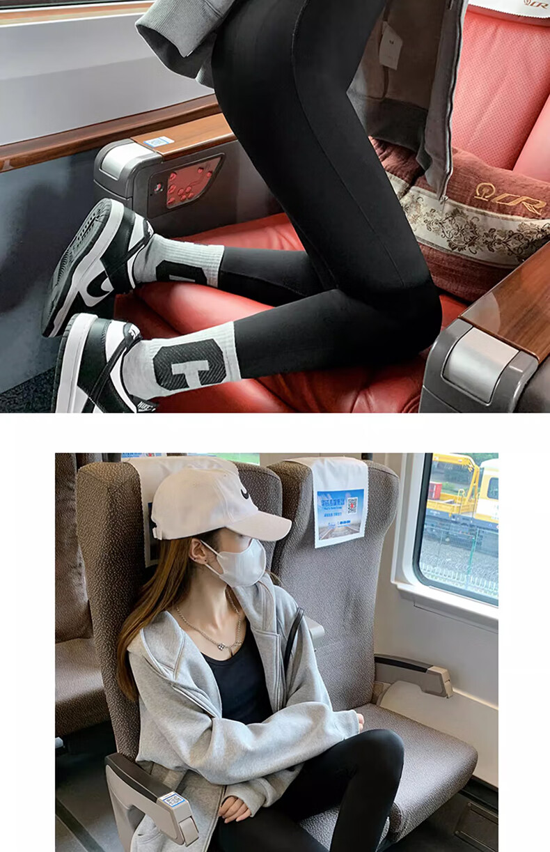LangSha Leggings for Women, High-Waisted Tummy Control Yoga Pants for Autumn And Winter, Warm Shark Skin Pants, Elastic Butt-Lifting Suspended Pants for Outer Wear 25