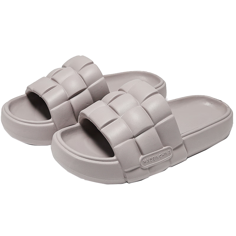 Huameijianbu Thick-Soled Soft Cushion Home Comfortable Lightweight Non-Slip Odor-Resistant Couple Slippers HM2515