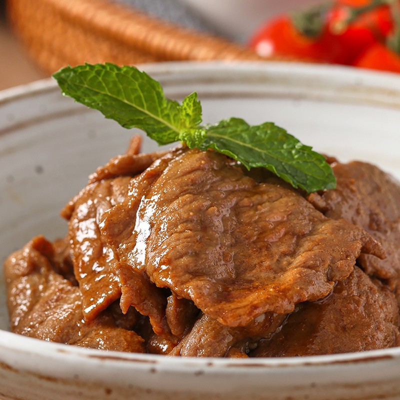 珍味小梅园蚝油牛肉片300g 预制菜半成品菜方便菜春家常速食下饭菜