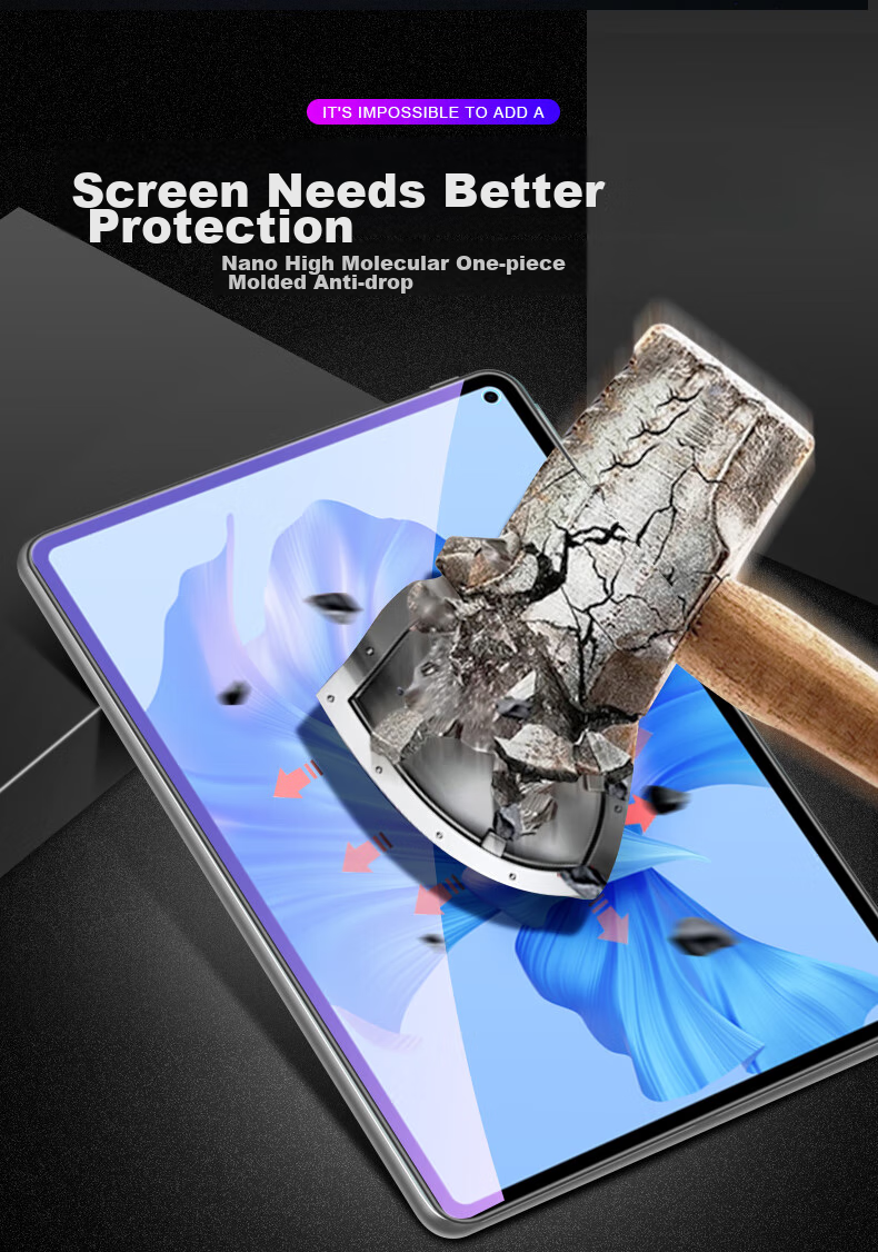 BIAZE Screen Protector for Huawei MatePad Pro 11-Inch Tablet, Compatible with 2022/2024 Models, Anti-Blue Light, HD Clear Protective Film PM186-Blue Light 2