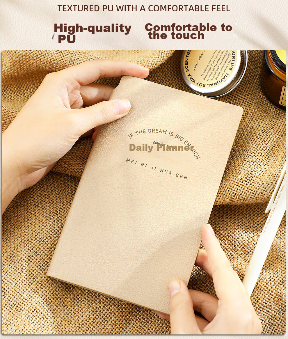 Longe Daily Planner, Schedule Book, Study Plan, Time Management Planner, Compact And Portable, Work Efficiency Manual, Calendar, Journal, To-Do List, And Planner 6