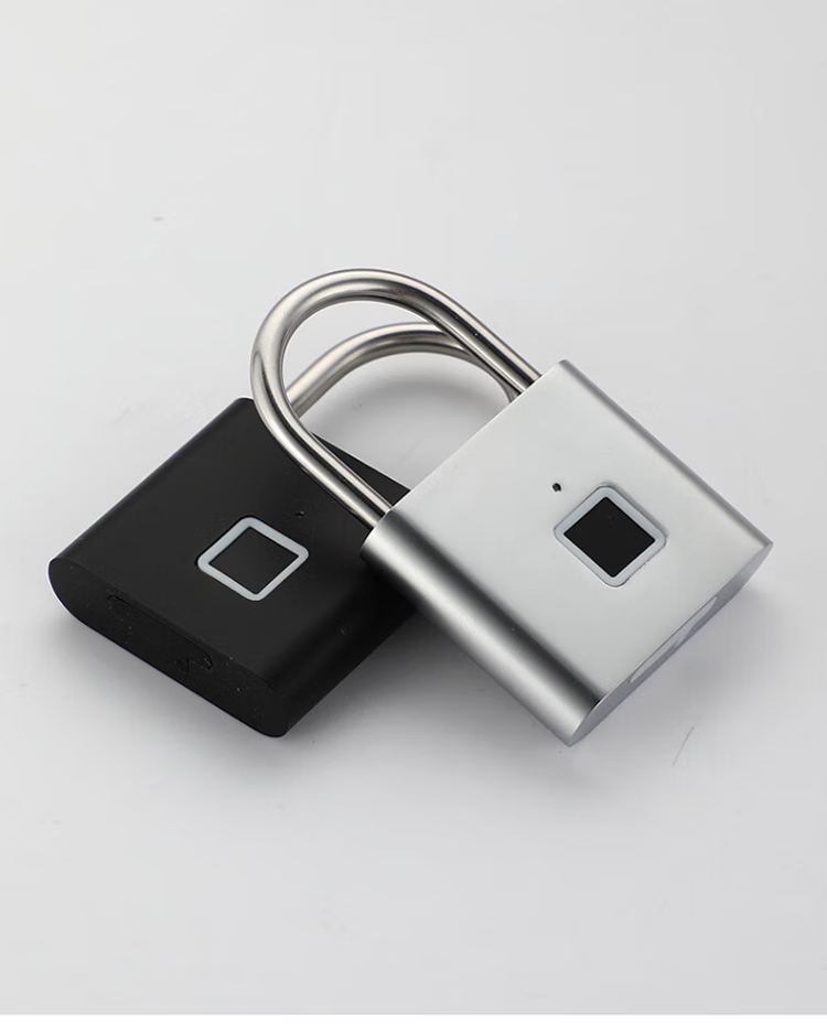 GSON GSON Smart Fingerprint Padlock for Warehouse, Dormitory, Courtyard Gate, Security Anti-Theft Anti-Freezing Electronic Lock 12