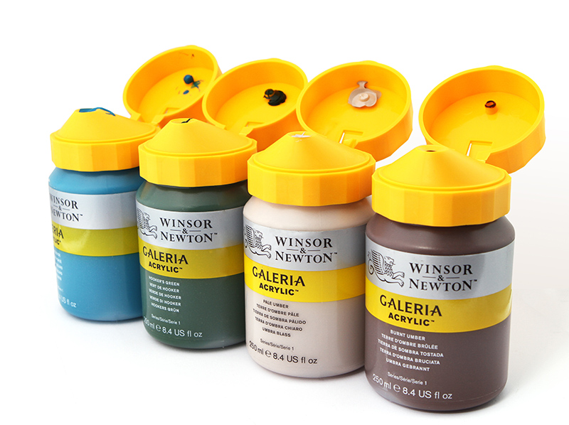 温莎牛顿画廊丙烯颜料 进口丙烯画颜料 60ml和250ml可选 生赭 60ml
