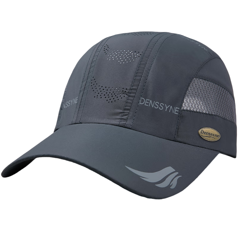 Denssyne Quick-Dry Cap for Men, Summer Baseball Cap, Lightweight Mesh Breathable Sun Hat, Outdoor Running Sports UV Protection Sun Hat
