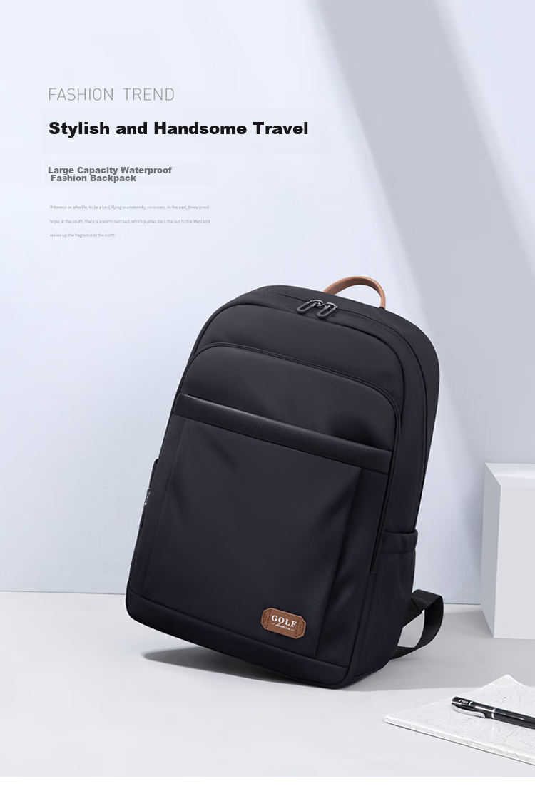GOLF Laptop Backpack for Men, 15.6/16 Inch Notebook Bag, Contrasting Color Handheld Business Travel Schoolbag 3