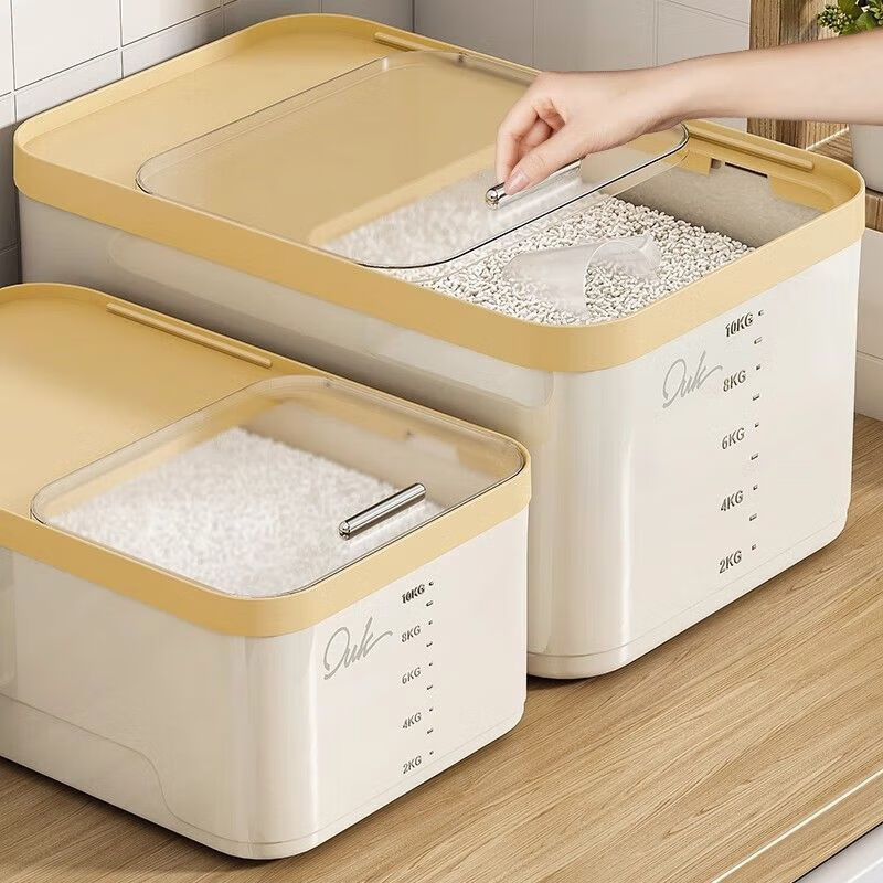 YOUQIN Rice Container with Sealing, Household Insect-Proof And Moisture-Proof Rice Storage Bin, 2026 New Model, Rice Storage Box, Flour Storage Jar