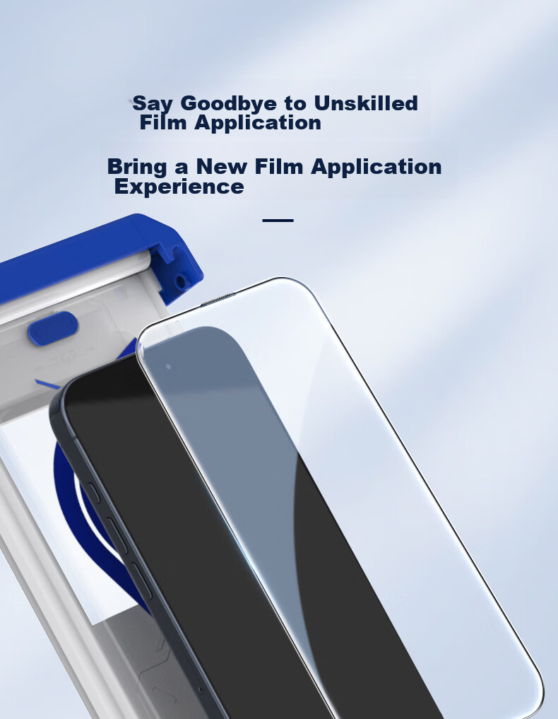 BLUEO Blue Gorilla Tempered Glass Screen Protector for Apple iPhone Air, Dust-Free Installation, Full Adhesive, HD Anti-Shock and Anti-Fingerprint Phone Protective Film 23