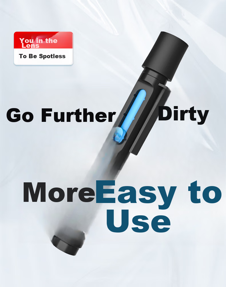 JJC Camera Lens Cleaning Pen, Dust Removal Cleaning Pen, Suitable for Canon Nikon Sony Fuji Mirrorless And DSLR Camera Bodies, Photography Equipment Projector Cleaning Brush Maintenance Tool 1