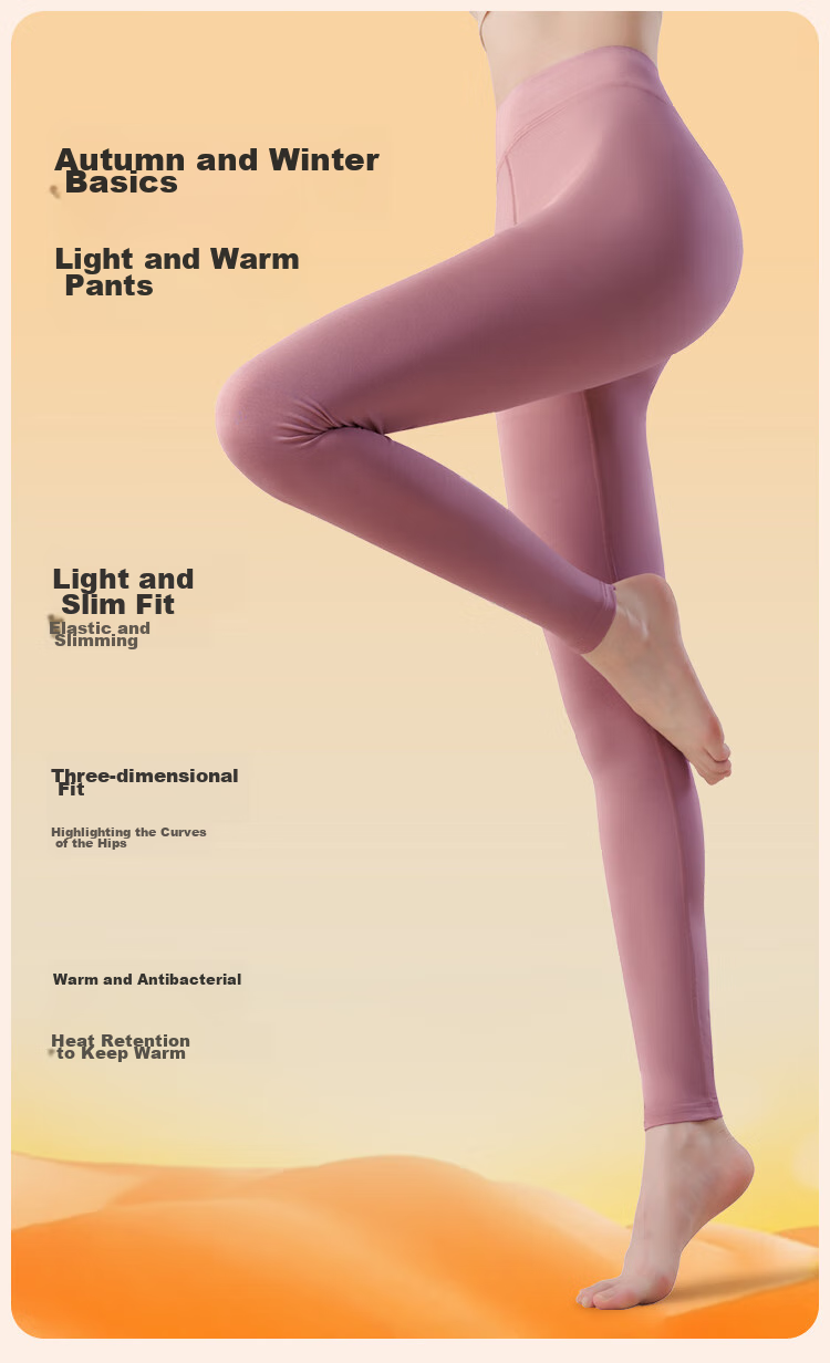 MiiOW Women's Thermal Underwear, Cotton Modal High-Waist Slim Leggings, Ultra-Thin Heat-Generating Silk Autumn Pants, New Product for 2026, Black 3