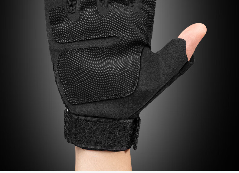 Move iron Tactical Half Finger Gloves Outdoor Combat Cycling Sports Hard Shell Protective Motorcycle Electric Vehicle Gloves Upgraded Version 4