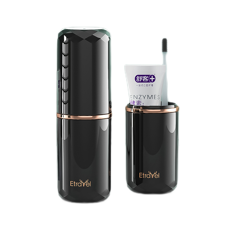 Etravel Travel Toiletry Cup Set of 4: Mouthwash Cup Toothpaste Toothbrush Travel Business Outdoor Portable Storage Toothbrush Cup