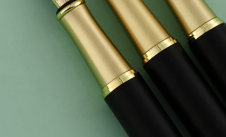 HERO Fountain Pen E609 Iridium Daily Writing Business Calligraphy Practice for Third Grade Elementary And Middle School Students, Men And Women Ink Pen, Shining Black, Deluxe Edition, F Fine Nib 3