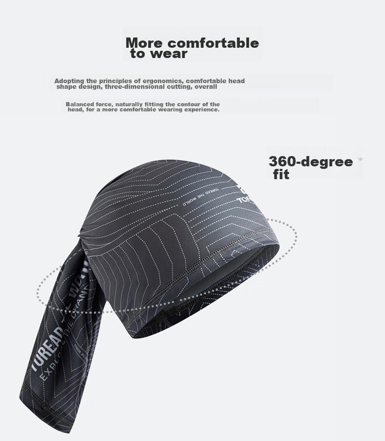 TOREAD Outdoor UPF50+ Sun Protection Ice-Cool Breathable Seamless Headband Cycling Face Cover TE LLCL80901 4