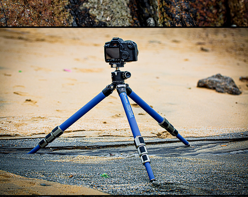 Leofoto Carbon Fiber Tripod for Smartphones And DSLR Cameras, Waterproof And Sandproof Photography Tripod with Ball Head Kit LP-284C+LH 21