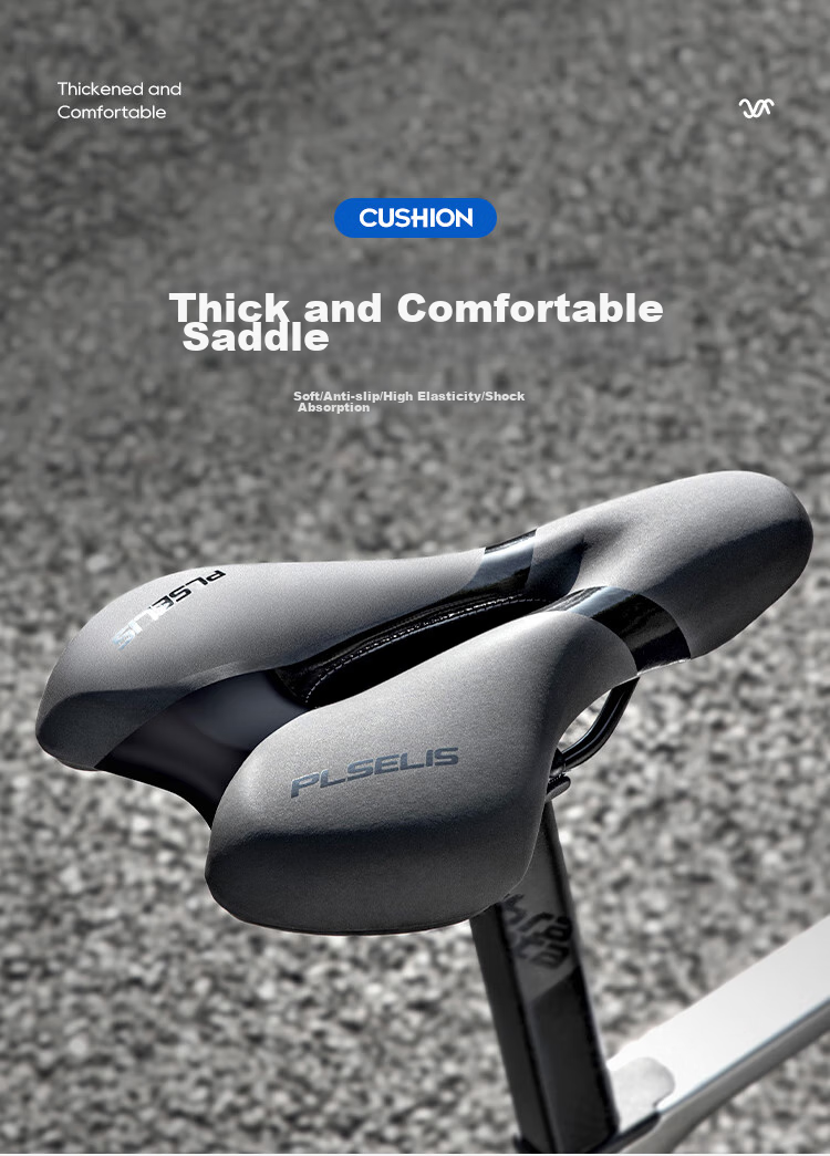 PLSELIS Bicycle Saddle, Ultra-Light Carbon Fiber Seat, for Road Bikes And Mountain Bikes, Professional Racing, Hollow Breathable Cushion, Cycling Equipment Accessory 1