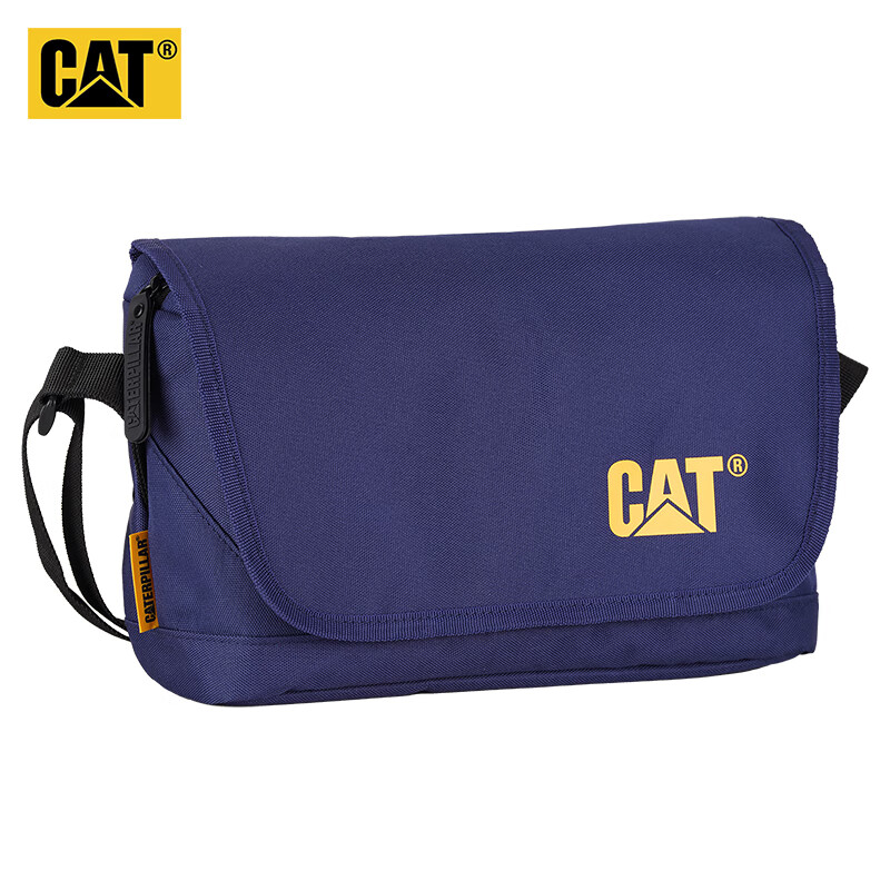 CAT Crossbody Bag, Shoulder Bag, Lightweight Messenger Bag, Casual Satchel, 11-Inch IPad Bag, Trendy Flip-Top Large Capacity Blue 84512