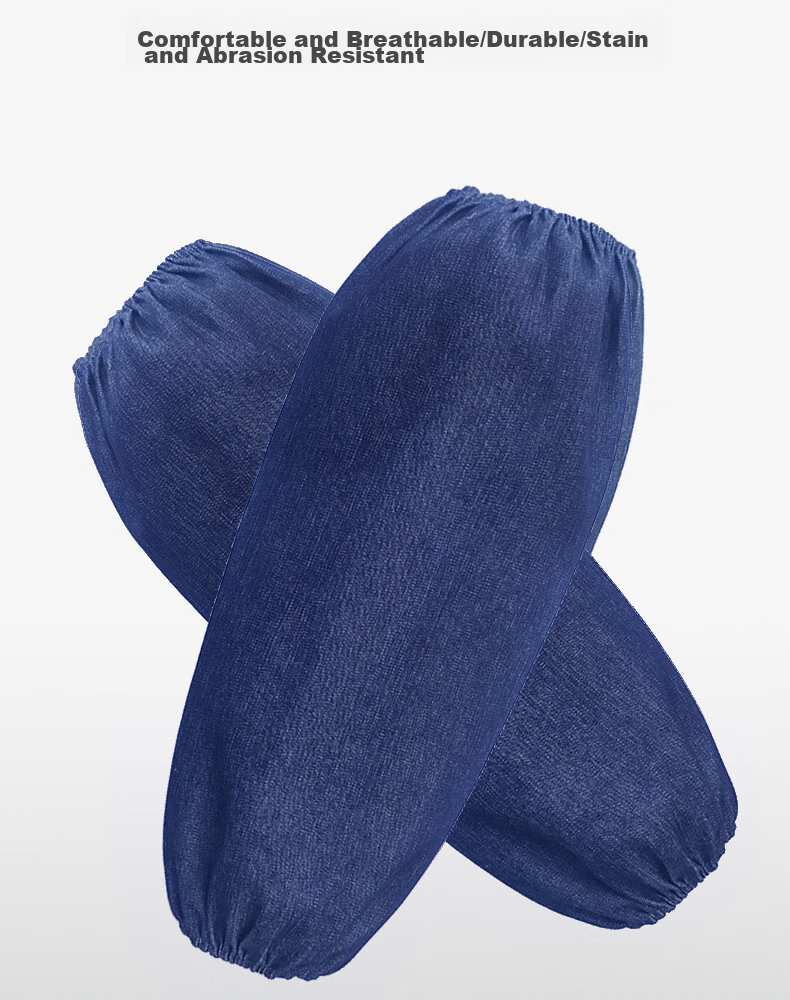 Shengfang Denim Sleeve Protectors, Welding Anti-Fouling Wear-Resistant Dirt-Resistant Denim Fabric, Thickened Sleeve Covers, Work Factory Protective Gear, 10 Pairs Pack 2