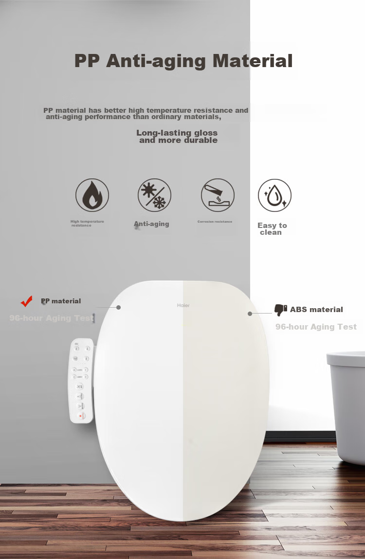 Haier Intelligent Toilet Seat, Instant Heating Warm Air Series, Electric Heated Toilet Ring, Fully Automatic Toilet Cover, V-168Plus2.0 12