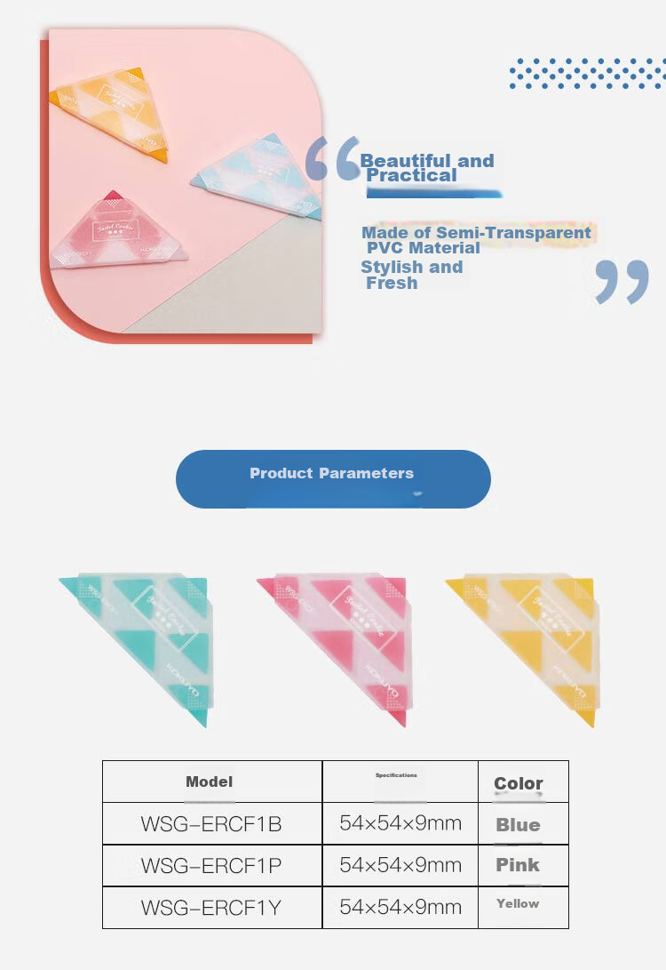 KOKUYO Triangular Eraser for Students, College Entrance Exam, Pink, 4 Boxes, WSG-ERCF1P 4