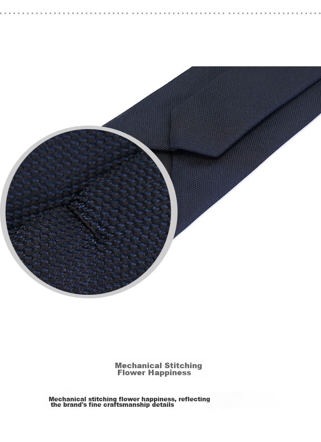 NORTHROP MARTIN High-Quality Necktie for Men, Business Suit, Groom's Wedding Tie, Hand-Tied, Campus Style, Black And Blue, Gift for Middle School Students 17