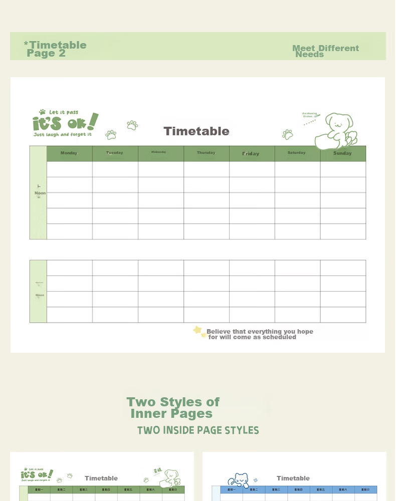 Sannianerban Simple Self-Discipline Check-In Notebook, Daily Planner, Student Summer Vacation Schedule Book, Check-In Plan Book, Coffee 6